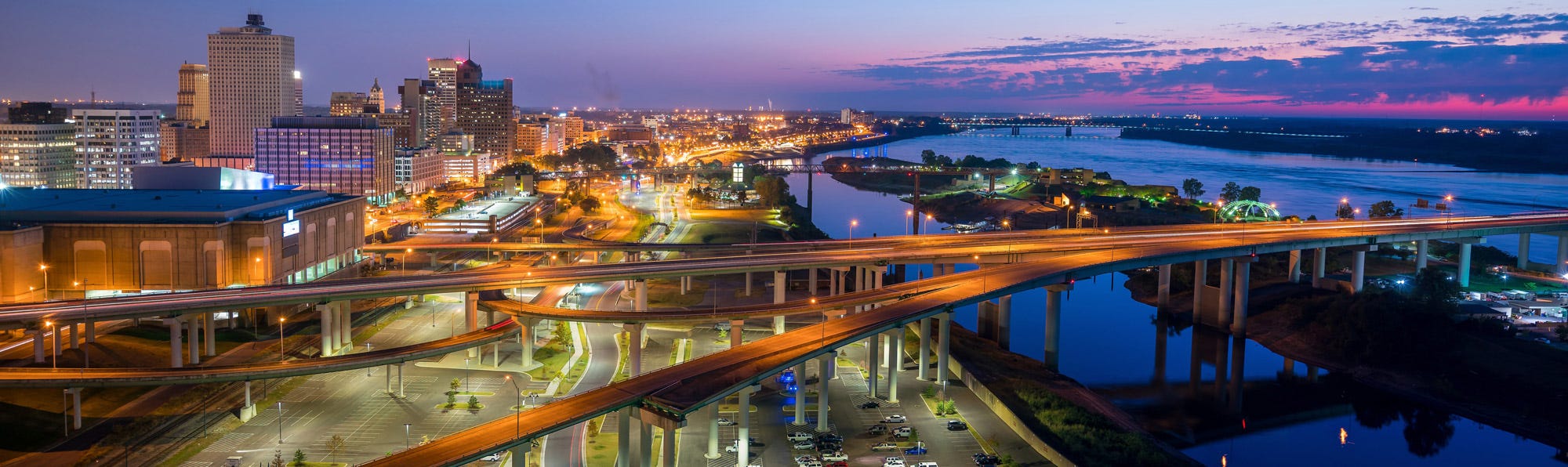 Photo of Memphis City Skyline and River