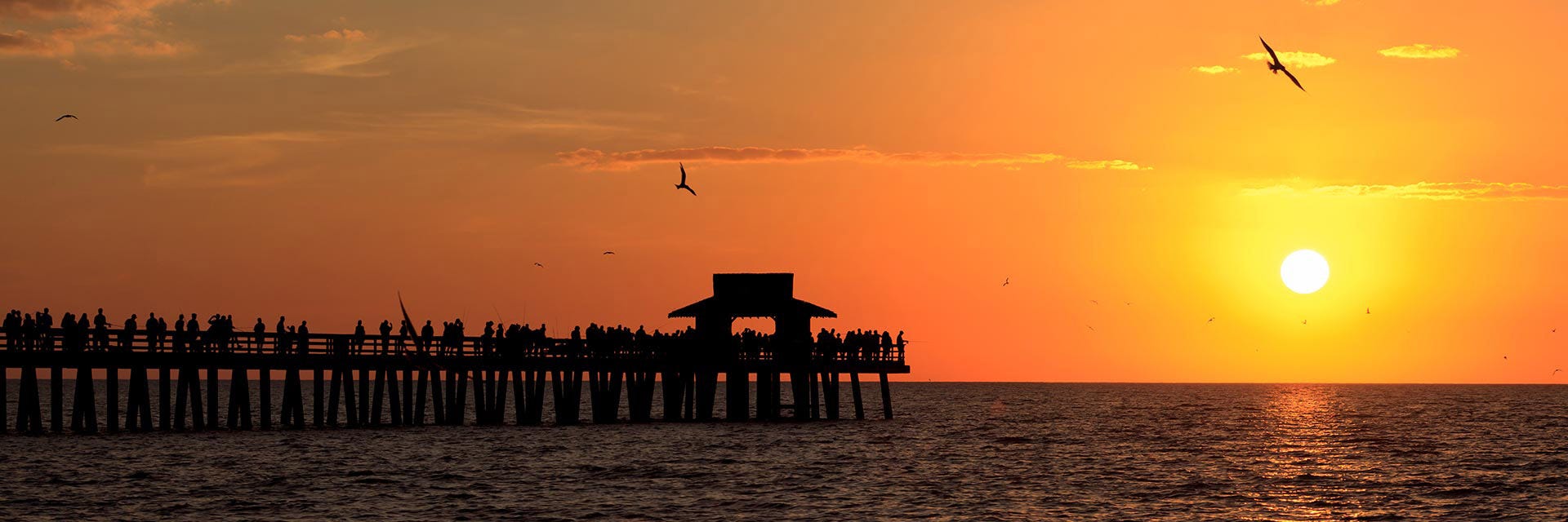 Naples Photo with Pier and Sunset