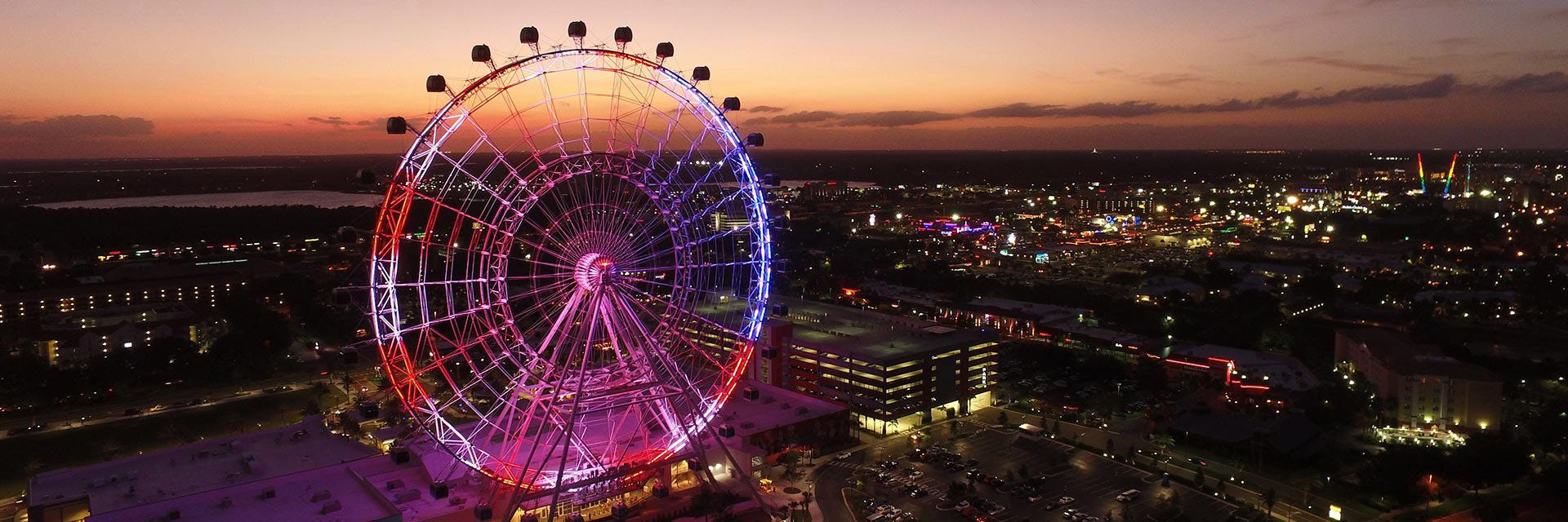 Orlando City Photo with Ferris Wheel