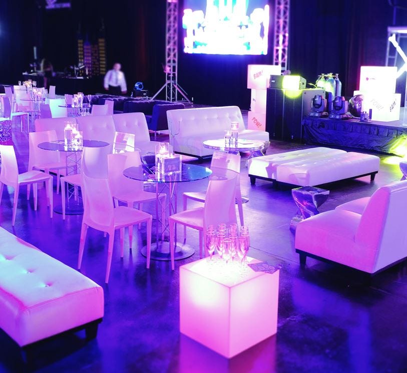 Event Source Orlando party rentals Design Center