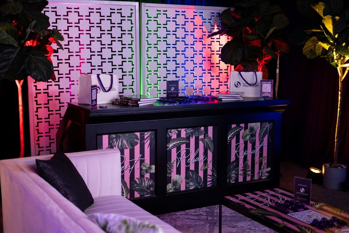 VIP Lounge - Branded Bars and Coffee Tables