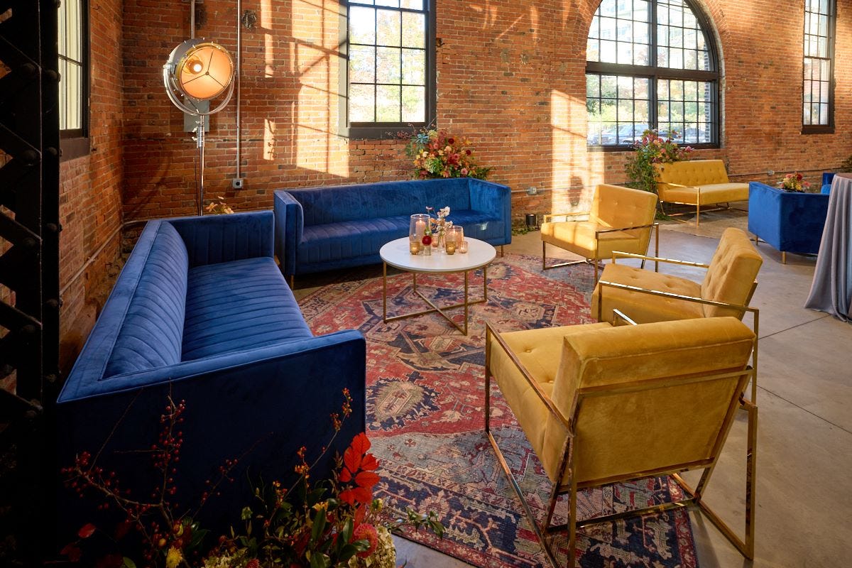 VIP Lounge - Leo Sofa and Camille Chairs